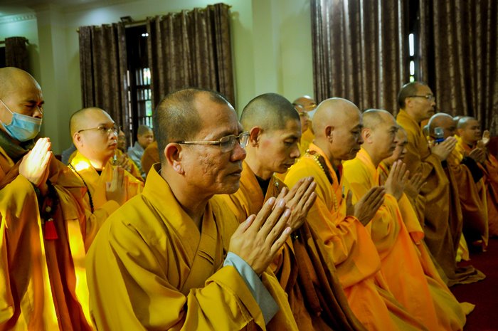 Trường hạ Ban Trị sự Phật giáo tỉnh tại chùa Trình - Yên Tử chuyển sang Hậu an cư 