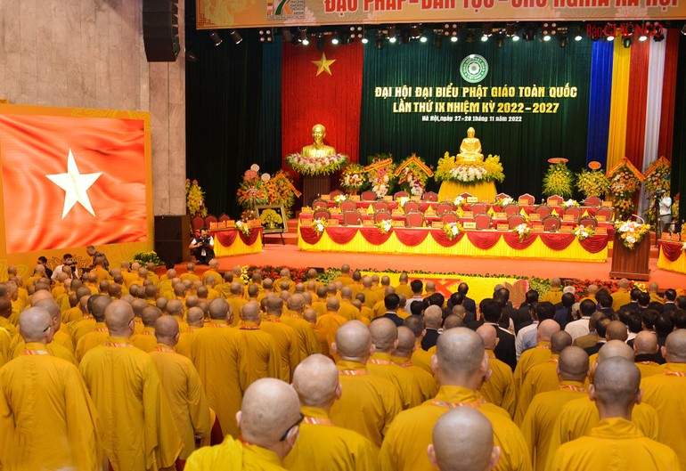 Trọng thể khai mạc Đại hội đại biểu Phật giáo toàn quốc lần thứ IX, nhiệm kỳ 2022-2027 