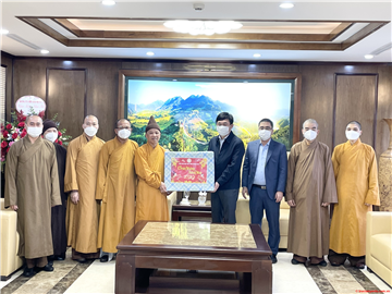 Giáo hội Phật giáo tỉnh chúc tết tỉnh Quảng Ninh